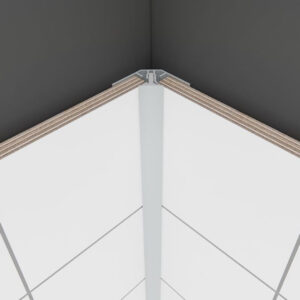 Internal corner profile for fibo wall panels | Nationwide delivery UK | Bathshed