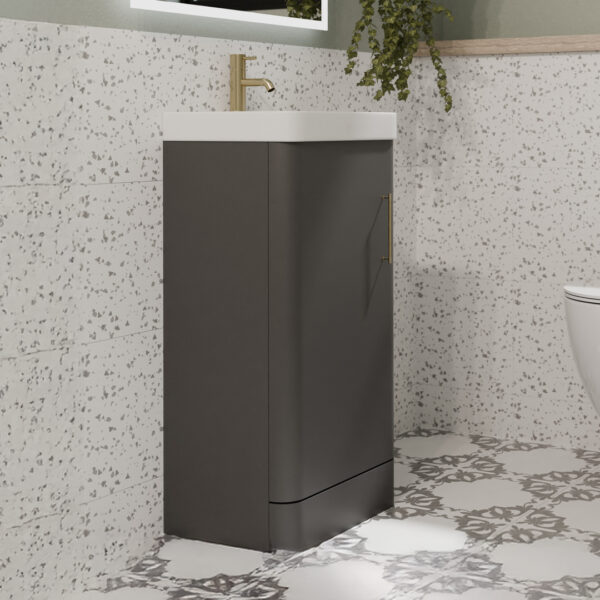 Heath anthracite Floorstanding vanity unit | Nationwide delivery ireland and the UK | Bathshed