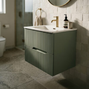 Willow natural Leaf wall hung vanity unit | Bathroom furniture | Ireland and the UK | Bathshed