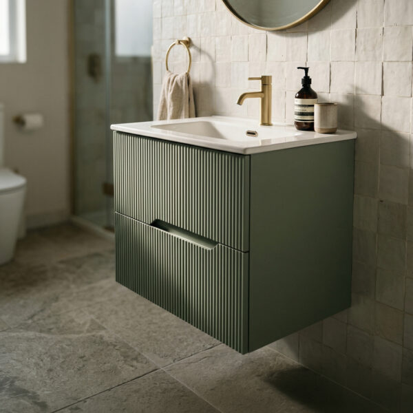 Willow natural Leaf wall hung vanity unit | Bathroom furniture | Ireland and the UK | Bathshed
