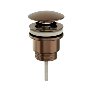 Brushed Bronze Click Clack Waste | Modern Bathroom| Bathshed | Nationwide Delivery UK and Ireland