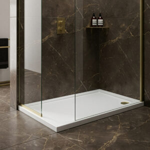 Purestone Rectangular Slimline Shower Tray 1200 x 900mm