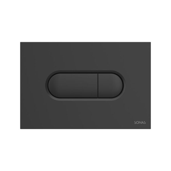 URBAN Dual Flush Plate Matt Black