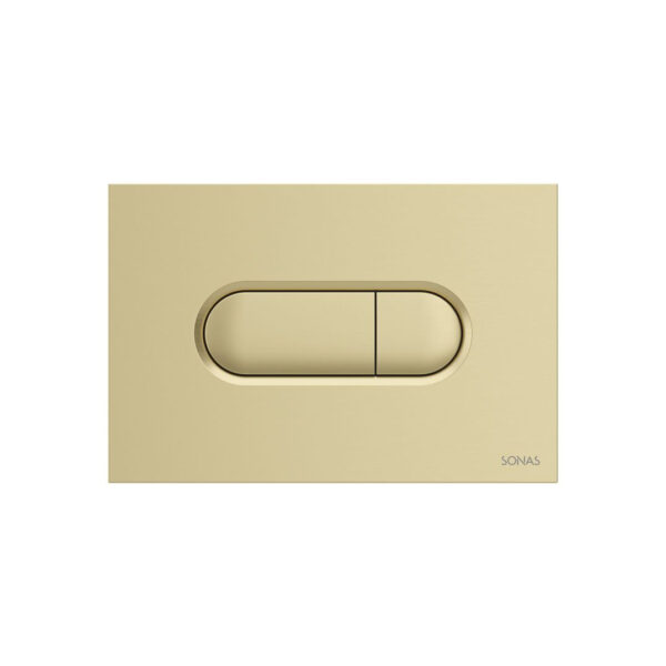 URBAN Dual Flush Plate Brushed Gold