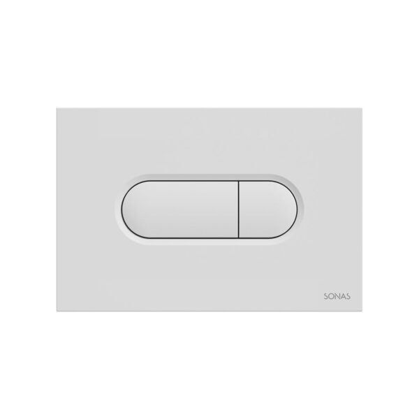 URBAN Dual Flush Plate Gloss White