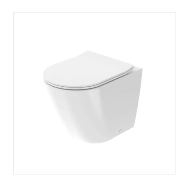Faber Back to Wall WC Pan with Faber Slim Soft Close Toilet Seat