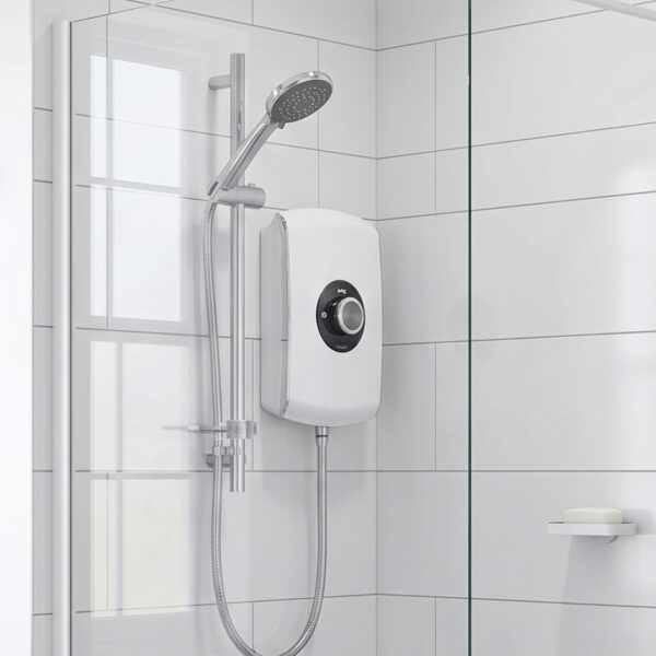 Triton Amore Electric Shower - White Gloss | Electric Showers | Nationwide Shipping UK and Ireland | Bathshed