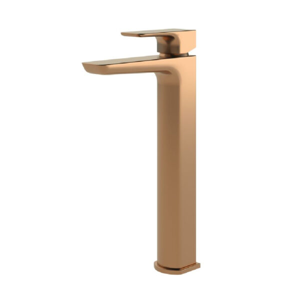 Orchid Tall Basin Mixer - Brushed Bronze | XL Counter Tap | Raised Basin Tap | Nationwide Delivery UK & Ireland