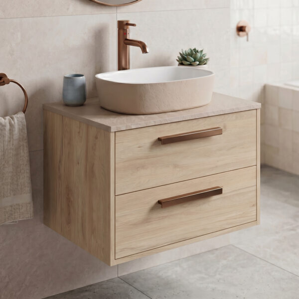 Veles Standard Wall Hung Vanity Unit | HIB Bathrooms | Bathshed | Delivery UK & Ireland