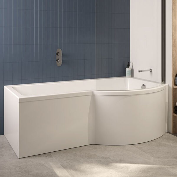 P SHAPE 1700x900mm Right Hand Single Ended Bath