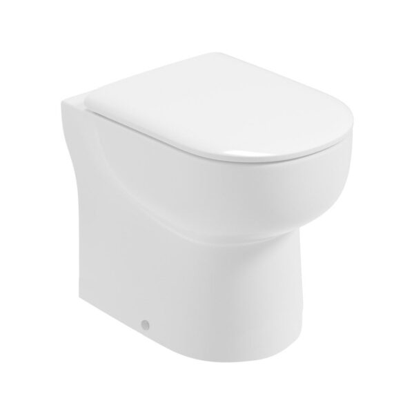 VIA Rimless Comfort Height Back to Wall WC & Sequence Soft Close Seat