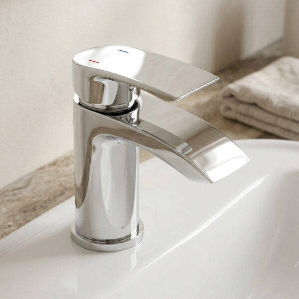 Houston Chrome basin mixer | Bathroom Taps | Nationwide delivery Ireland & The UK | Bathshed