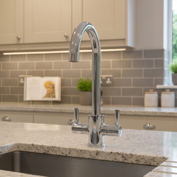 Aspect Chrome Sink Mixer Tap | Chrome Kitchen Taps | Bathshed | Nationwide Shipping UK and Ireland