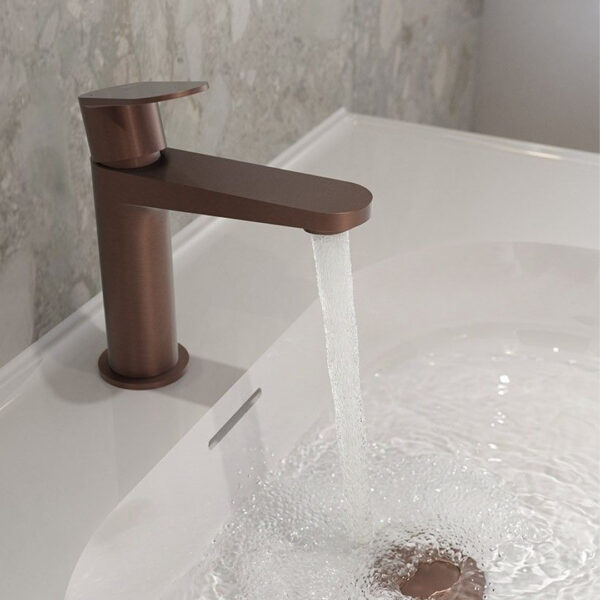 Sonas Bathrooms Brushed Bronze Basin Mixer Tap | Basin Taps | Delivery Ireland, Northern Ireland & the UK | Bathshed