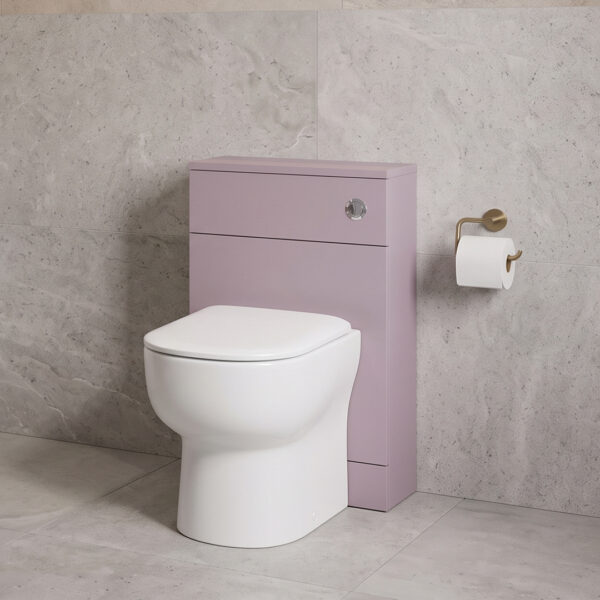 Sonas Bathrooms Scandinavian 500mm Back to Wall WC Unit with Concealed Dual Flush Cistern | Available in Various Colours | Delivery Ireland & UK | Bathshed